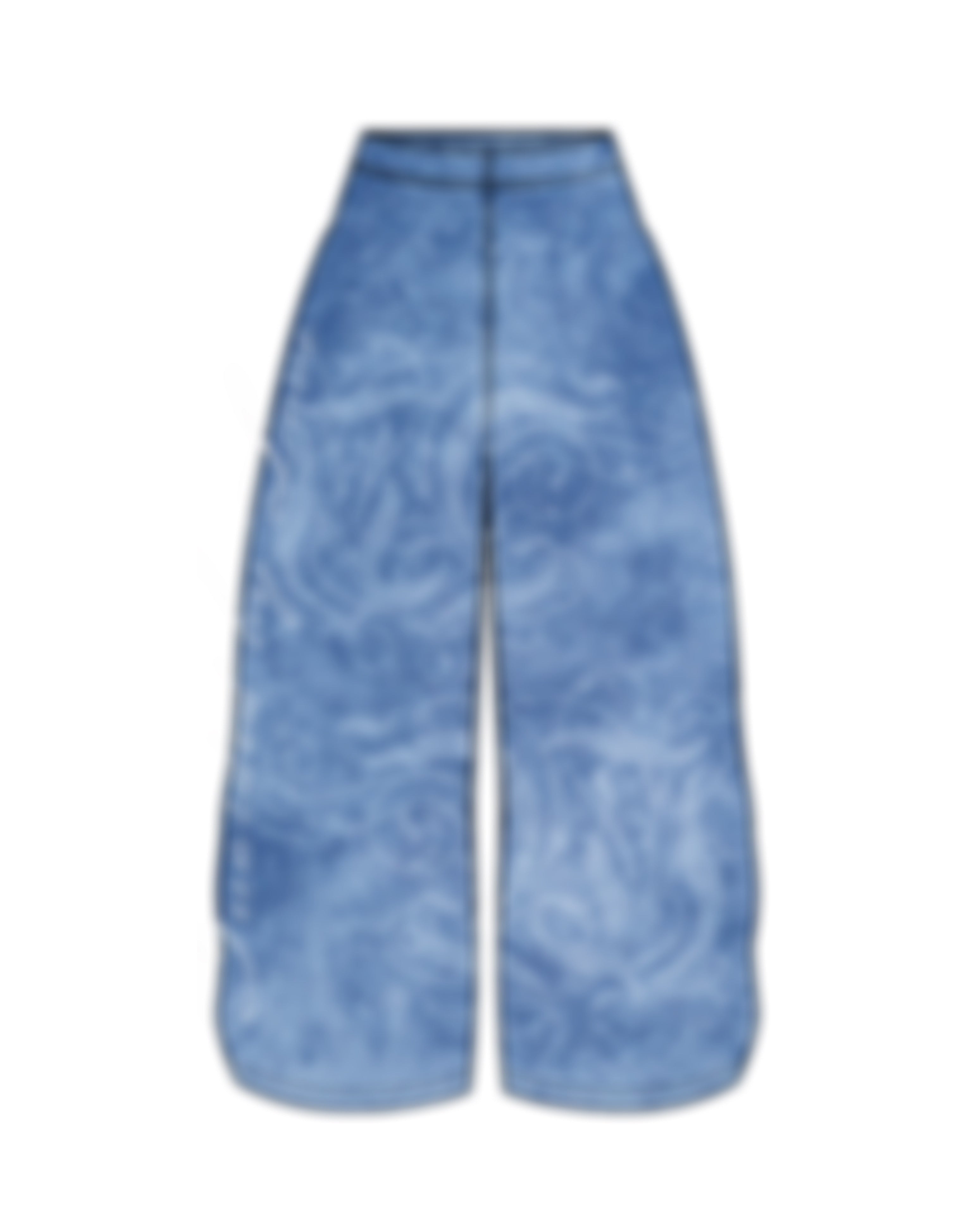 Wienchi Authentic Blue Cotton Pants